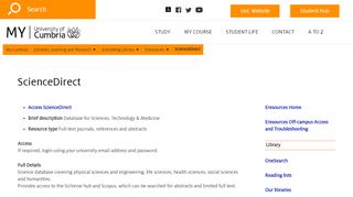 
                            11. ScienceDirect | MyCumbria