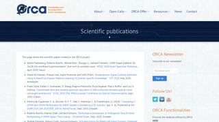 
                            6. Scientific publications - ORCA Orchestration and Reconfiguration ...