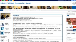 
                            12. Scienze Politiche, Economiche e Sociali Unimi - Home