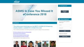 
                            13. SCIEX ASMS eConference - Virtual Experience Platform - 6Connex