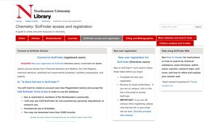 
                            5. SciFinder access and registration - Chemistry - Subject Guides at ...
