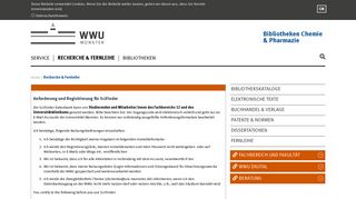 
                            8. SciFinder-Registrierung - Universität Münster