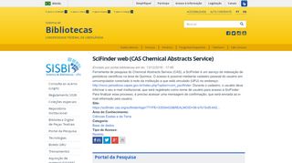 
                            9. SciFinder web (CAS Chemical Abstracts Service) | Bibliotecas