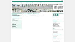 
                            3. SciFinder_Web – Universitäts- und Landesbibliothek ... - ULB Darmstadt
