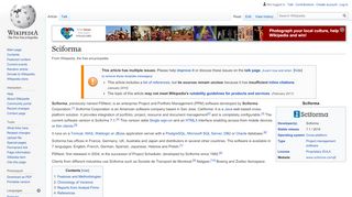 
                            9. Sciforma - Wikipedia