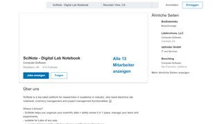 
                            9. SciNote - Electronic Lab Notebook | LinkedIn