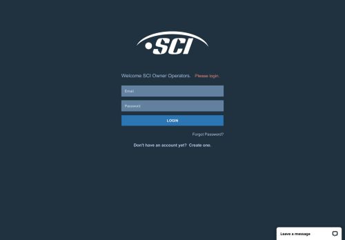 
                            4. SCI's Portal for Owner Operators