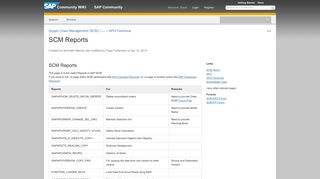 
                            5. SCM Reports - Supply Chain Management (SCM) - SCN Wiki