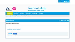 
                            4. Scolaria: Problèmes - Welcome - www.technolink.lu