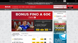 
                            1. Scommesse Sportive Online | Betclic