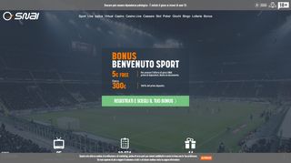 
                            1. Scommesse Sportive, Slot, Giochi e Casinò Online | SNAI