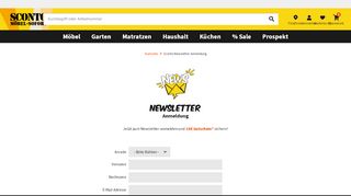 
                            4. Sconto Newsletter-Anmeldung mit Gratis Versand Gutschein