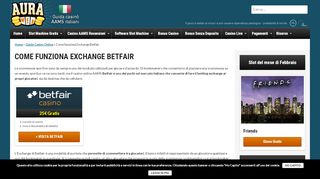 
                            10. Scopri come funziona l'Exchange Betting di Betfair - AuraWeb