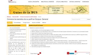 
                            5. Scopus ID - Perfiles de autor - Guías de la BUS at Universidad de Sevilla
