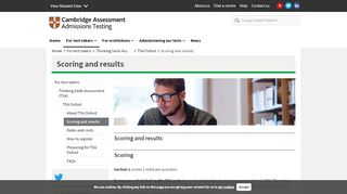 
                            9. Scoring and results | TSA Oxford | Cambridge Assessment ...