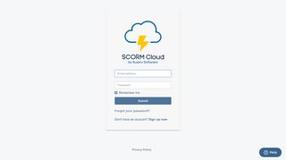 
                            9. SCORM Cloud - Log in securely to your account