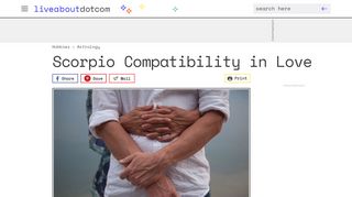 
                            11. Scorpio Compatibility in Love - ThoughtCo
