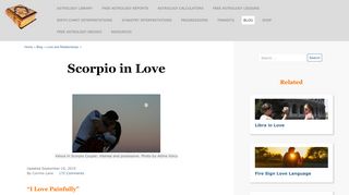 
                            8. Scorpio in Love - Astrology Library