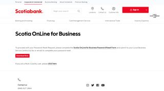 
                            10. Scotia OnLine for Business