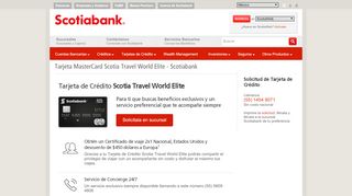 
                            7. Scotia Travel World Elite - Scotiabank