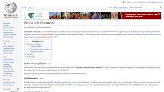 
                            5. ScotiaLife Financial - Wikipedia
