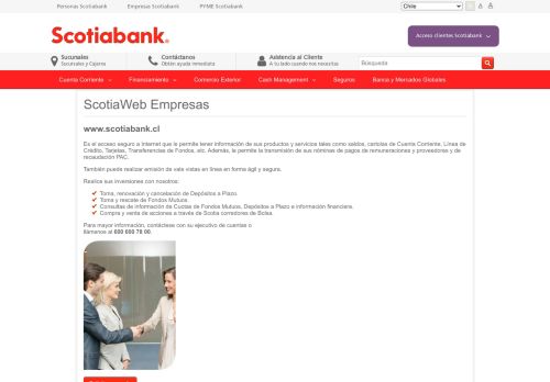 
                            4. ScotiaWeb empresas | Scotiabank Chile