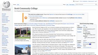 
                            9. Scott Community College - Wikipedia