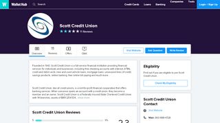 
                            12. Scott Credit Union Reviews - WalletHub