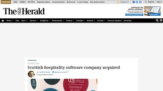 
                            13. Scottish hospitality software company acquired | HeraldScotland