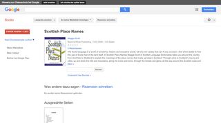 
                            5. Scottish Place Names - Google Books-Ergebnisseite