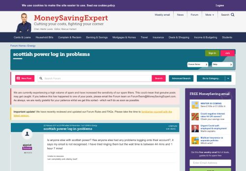 
                            7. scottish power log in problems - MoneySavingExpert.com Forums