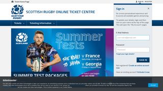 
                            2. Scottish Rugby Online Ticket Centre