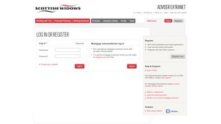 
                            5. Scottish Widows Extranet: Login