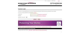 
                            1. Scottish Widows: Online Banking - Customer Login