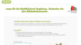 
                            11. scoyo Login - Stadtbücherei Augsburg