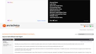 
                            2. scp as root without root logon - Ars Technica OpenForum