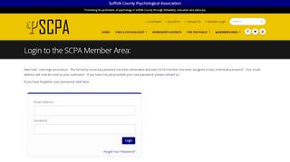 
                            7. SCPA Login - Suffolk County Psychological Association