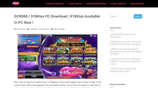 
                            9. SCR888 / 918Kiss PC Download | 918Kiss Available ... - ...