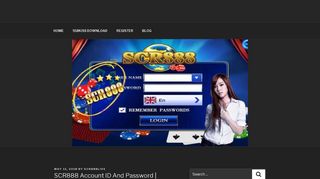 
                            3. SCR888 Account ID And Password | SCR888 Register | ...