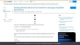 
                            1. Scraping elements without an id or class from a web page using ...