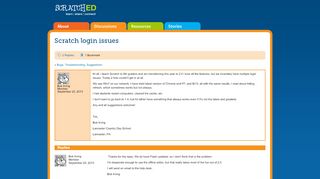 
                            6. Scratch login issues | ScratchEd