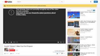 
                            8. Scratch Tutorial 1: Make Your First Program - YouTube