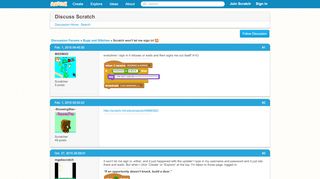 
                            9. Scratch won't let me sign in! - Discuss Scratch