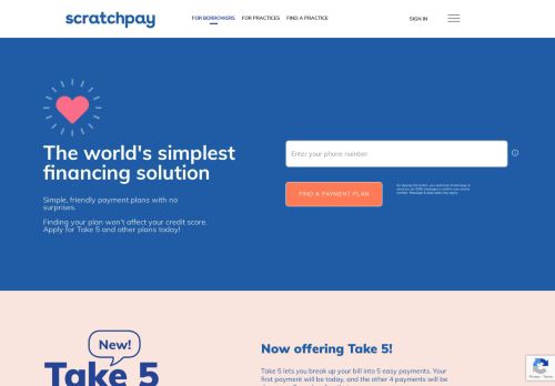 
                            12. Scratchpay: Simple & friendly payment plans for veterinary care