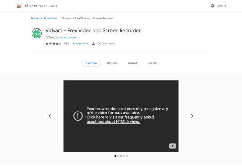 
                            2. Screen and Webcam Recorder - Vidyard GoVideo - Google Chrome