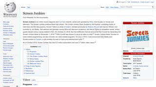 
                            2. Screen Junkies - Wikipedia