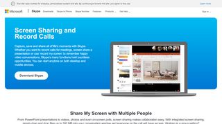 
                            5. Screen sharing | Share your screen with others | Skype