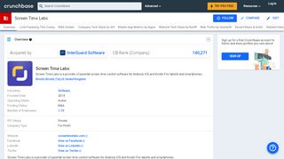 
                            9. Screen Time Labs | Crunchbase