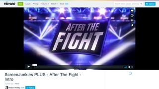 
                            11. ScreenJunkies PLUS - After The Fight - Intro on Vimeo