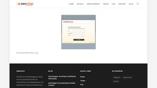
                            9. Screenshot BeWoPlaner Login - ownChat